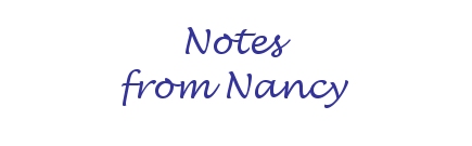 Notes from Nancy